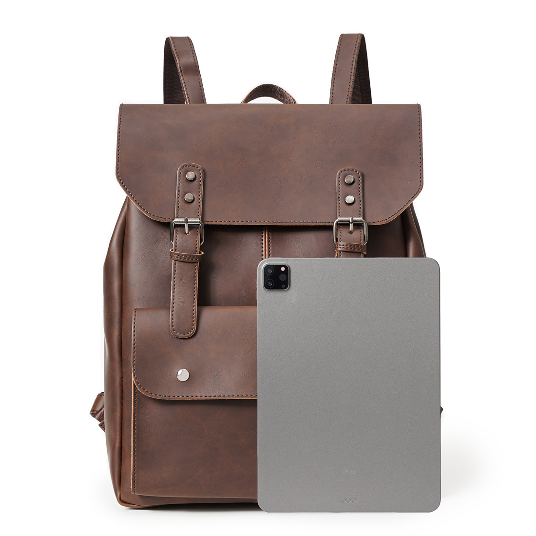 GOYN Vintage Men's Leather Bac - огляд і ціна Leather Work Rucksack Mens