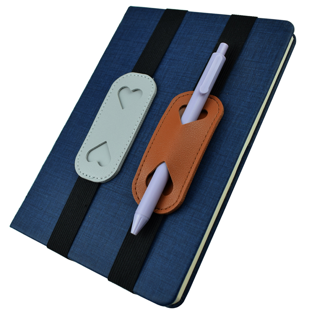 Elastic PU Leather Pen Holder  - огляд і ціна Leather Work Notepad
