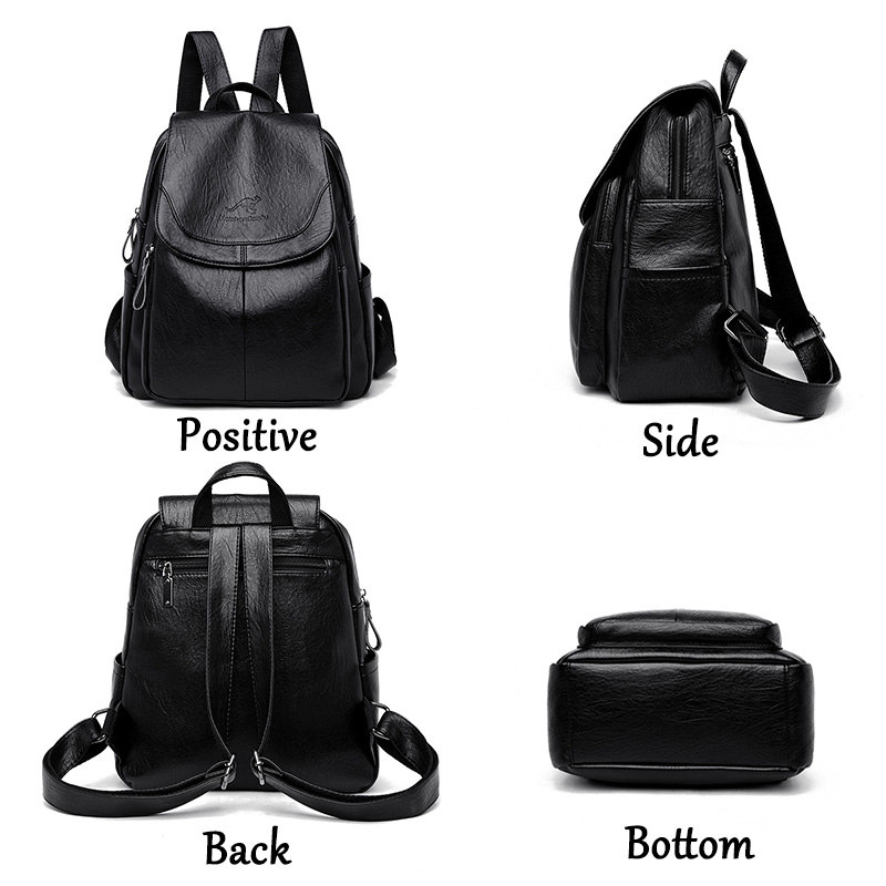 Vintage Soft Leather Backpack  - огляд і ціна Leatherwork Letters