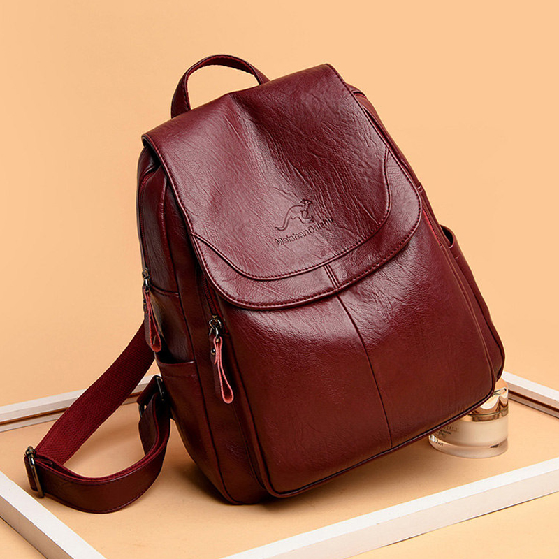 Vintage Soft Leather Backpack  - огляд і ціна Leatherwork Letters