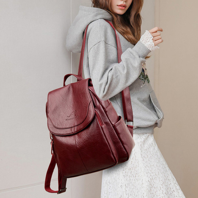 Vintage Soft Leather Backpack  - огляд і ціна Leatherwork Letters