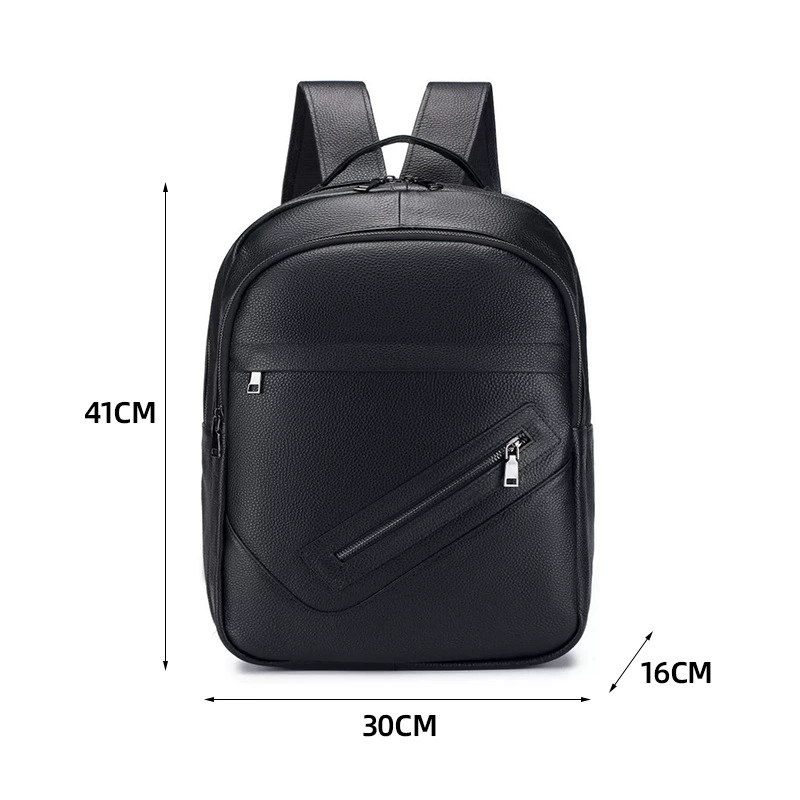 Black Genuine Leather Laptop B - огляд і ціна Leather Work Rucksack Mens