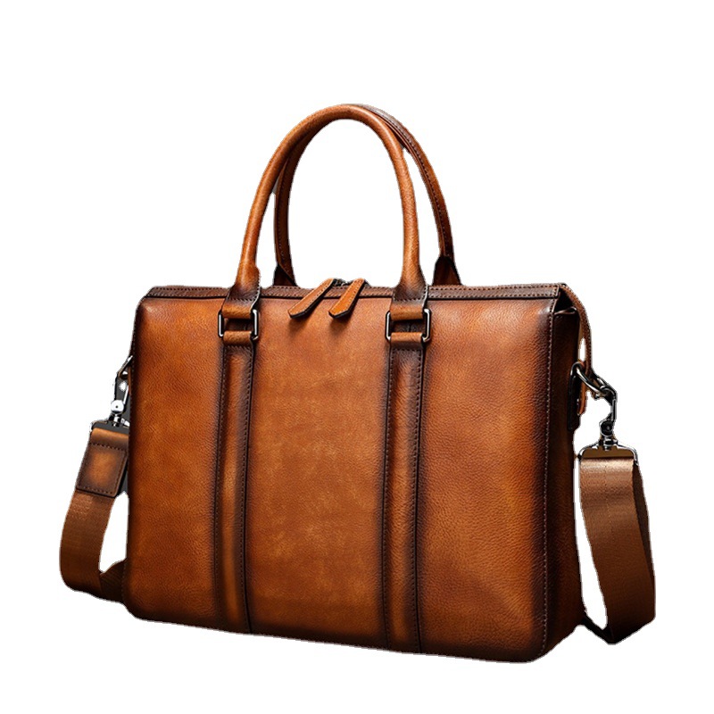 YETTIES Business Top Grain Lea - огляд і ціна Leather Work Handbags
