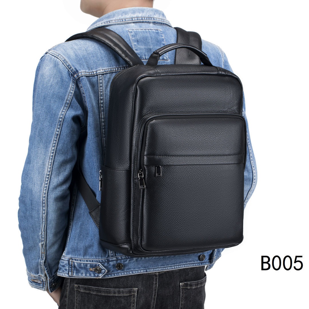 Man Genuine Leather Travel Bac - огляд і ціна Leather Work Rucksack Mens