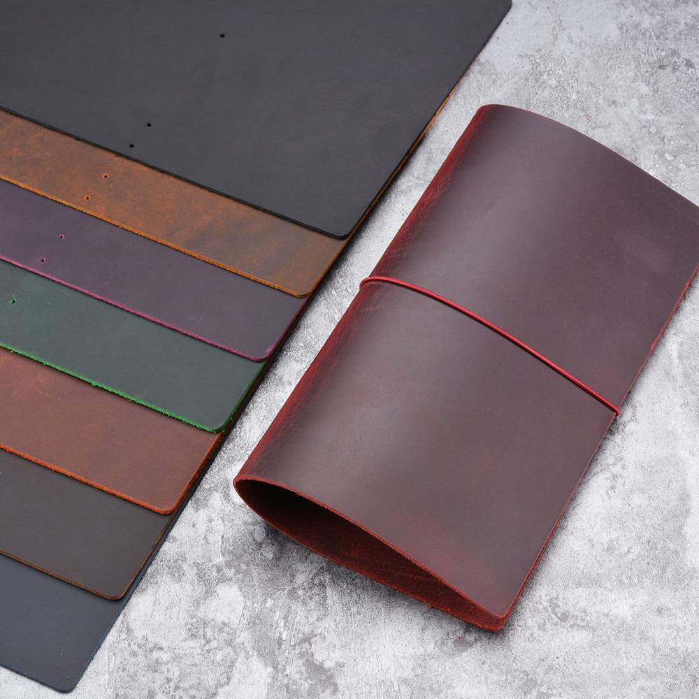DIY Notebook Cover Crazy Horse - огляд і ціна Leather Work Notepad