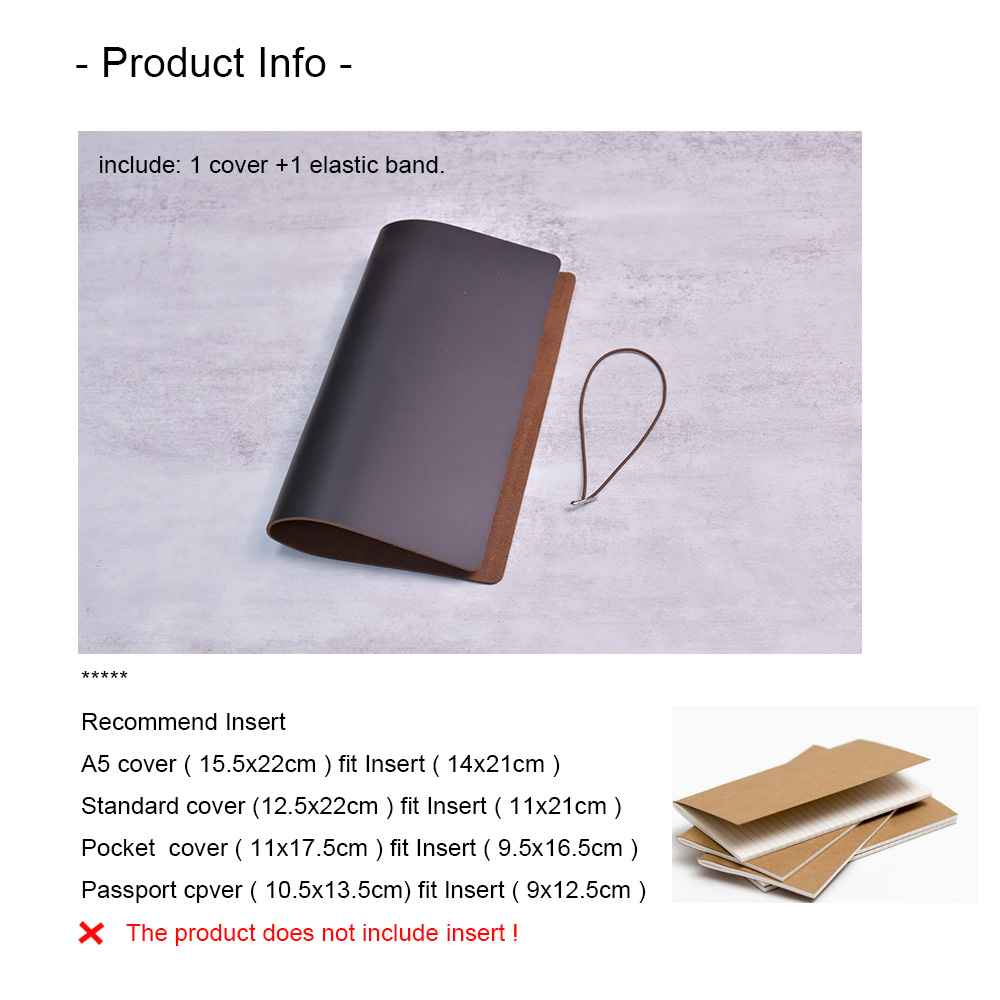 DIY Notebook Cover Crazy Horse - огляд і ціна Leather Work Notepad