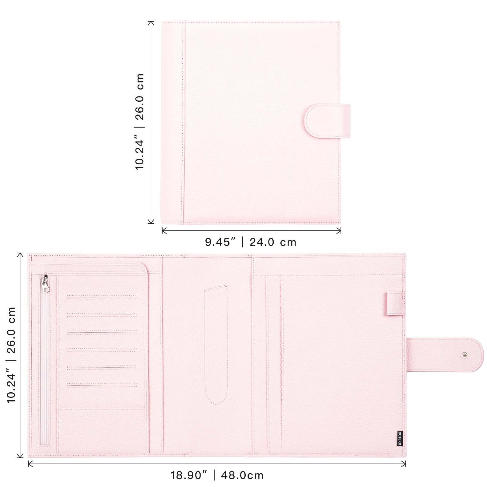 Moterm Genuine Leather Discbou - огляд і ціна Leather Work Notepad