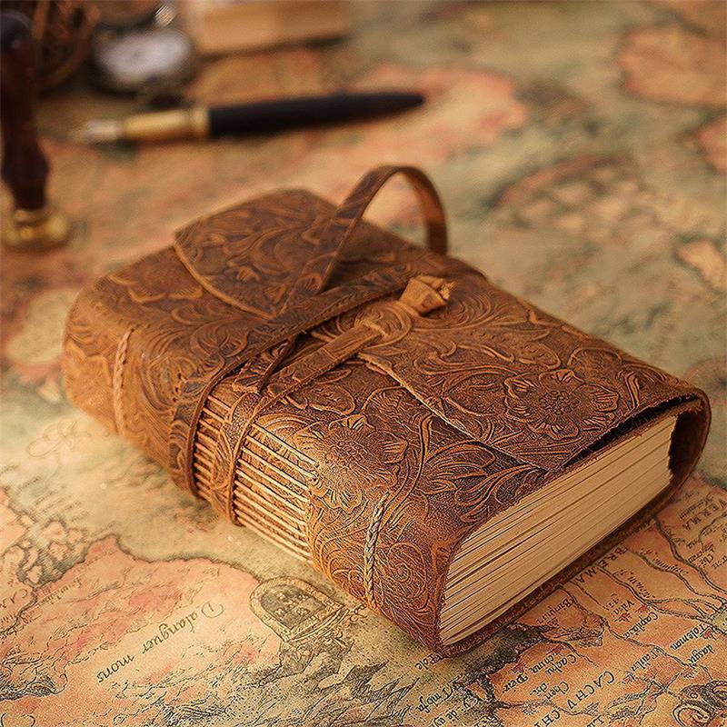 Handmade Leather Notebook Brow - огляд і ціна Leather Work Notepad