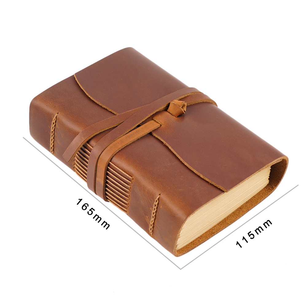 Handmade Leather Notebook Brow - огляд і ціна Leather Work Notepad